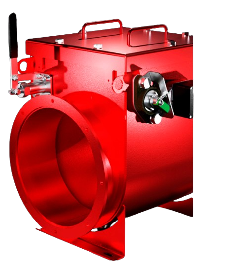 Válvula B-Flap de isolamento de explosão